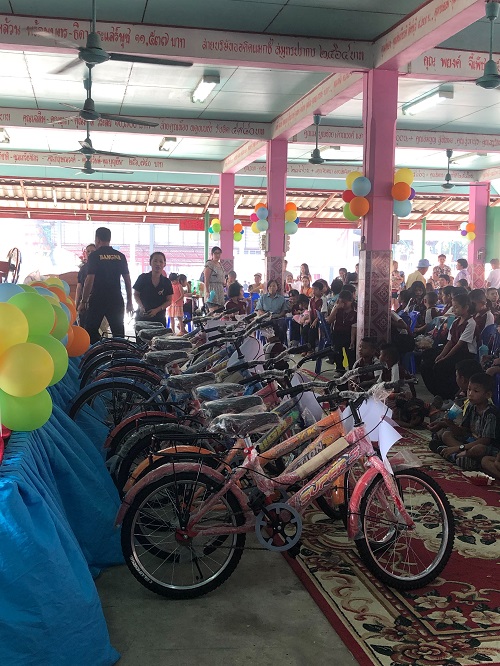 บริษัท อยุธยาพลังงานสะอาด จำกัด ได้เข้าร่วมกิจกรรมและมอบ รถจักรยานจำนวน 10 คันในวันเด็กที่ 12 มกราคม 2562 ณ. โรงเรียน วัดประดู่ตะบอง  อำเภอมหาราช จ.พระนครศรีอยุธยา